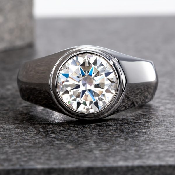 925 silver with 3ct moissanite simple atmosphere fashion without losing elegance creative suitable for daily party party dating anniversary christmas day valentine's day birthday wear gift must have