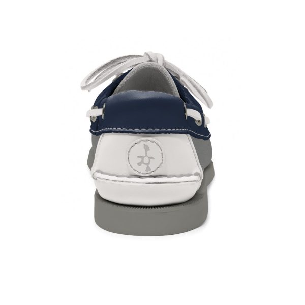 women's leather boat shoe the grey collection