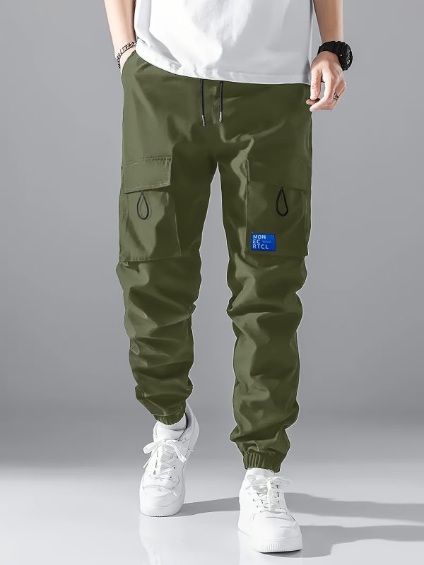 5pcs men's casual sports drawstring pants 5pcs