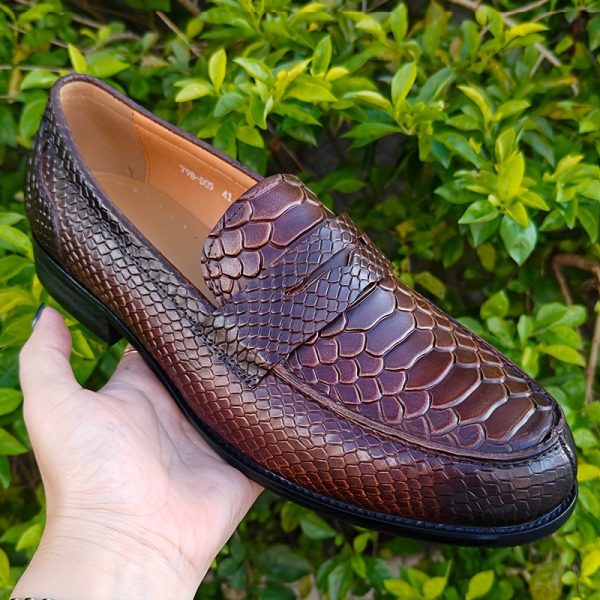 elitecraft men's luxe loafers premium slip on shoes with exquisite embossed design, ultra breathable microfiber lining, durable rubber sole for year round comfort and versatility