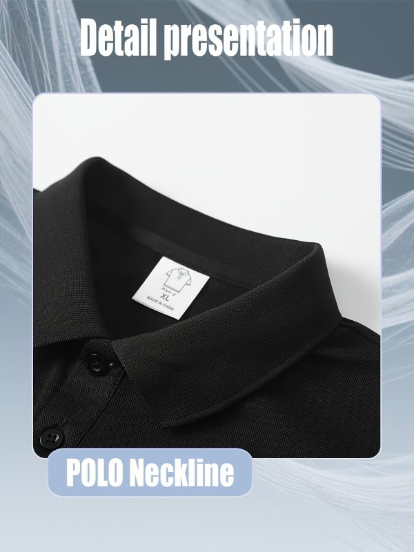 5pcs polo shirt 5pcs women's polo shirt set breathable, comfortable solid color short sleeve polo collar | casual attire, summer blouse, 145gsm