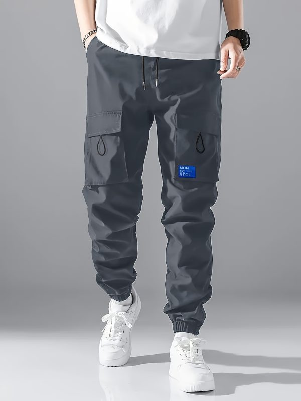 5pcs men's casual sports drawstring pants 5pcs