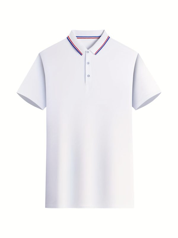 soft business shirts 9pcs men's soft breathable business casual shirts | classic collar & striped cuffs, solid colors for office & casual wear, machine washable, all season versatile short sleeve shirts, seasonal wardrobe staple, skinfriendly material